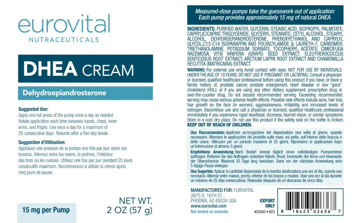 DHEA cream eurovital 3