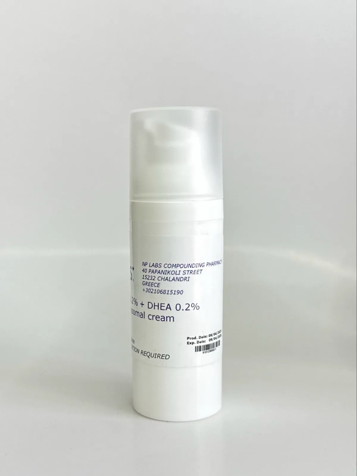 NpLabs Cream 50 ml: TESTOSTERONE 0,2% + DHEA 0,2% 3